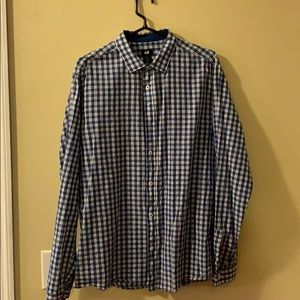 H&M button down long sleeve shirt size XL
